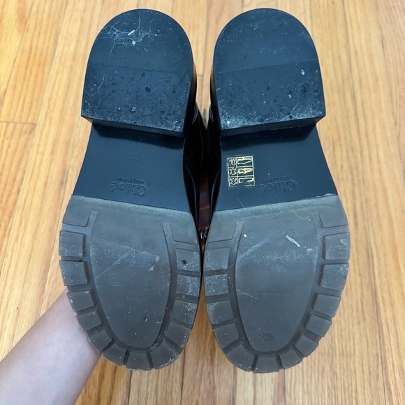 CHLOE Combat Boots (Dark Khaki, 35) - Picture 5 of 5
